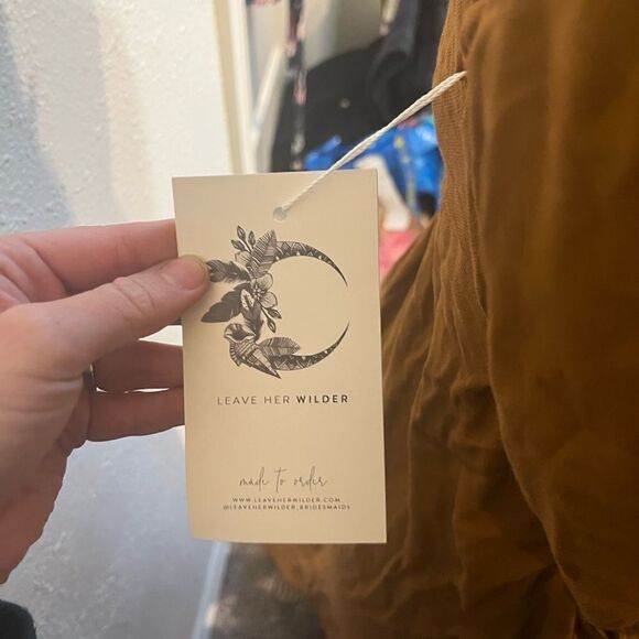 NWT Leave her wilder marigold dress - Picture 3 of 4